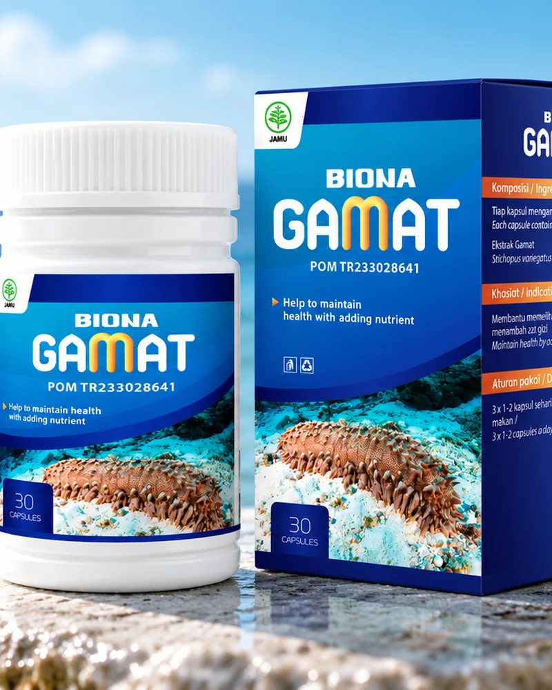 Biona Gamat, kemasan produk