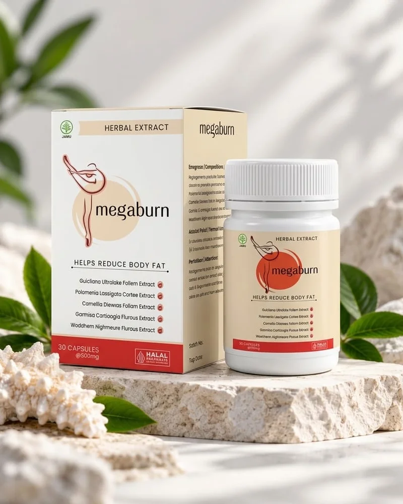 Megaburn, kemasan produk